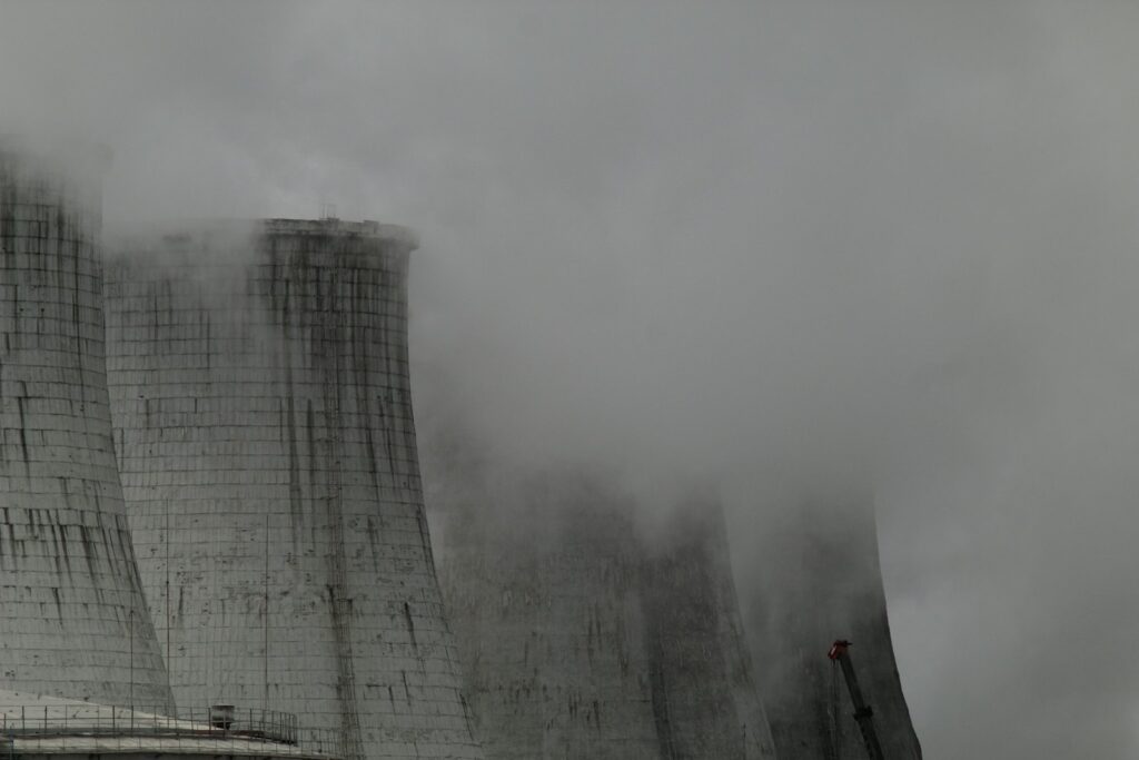 Tours de refroidissement d'une centrale nucléaire